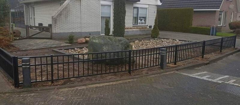 Ideeën voor een lage erfafscheiding voor een tuin